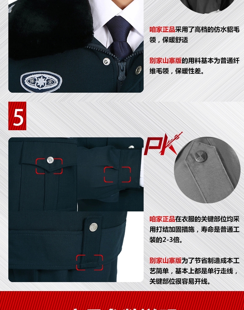 小区冬季保安服 小区冬季保安服