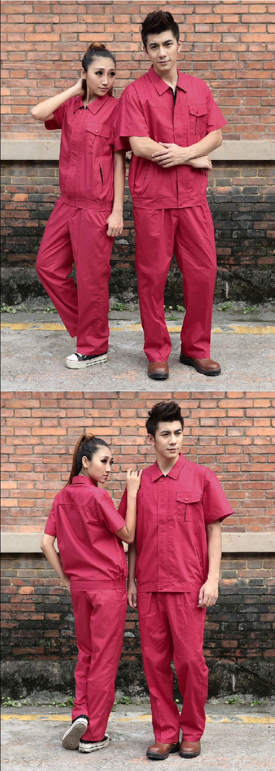 粉红色工作服 粉红色工作服