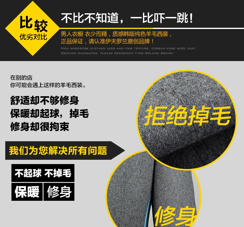 羊毛韩式西装 羊毛韩式西装