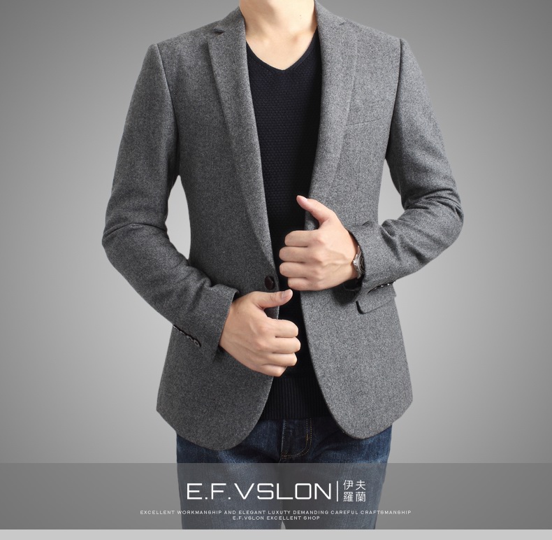 羊毛韩式西装 羊毛韩式西装