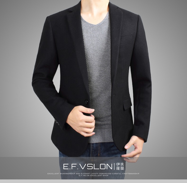 羊毛韩式西装 羊毛韩式西装