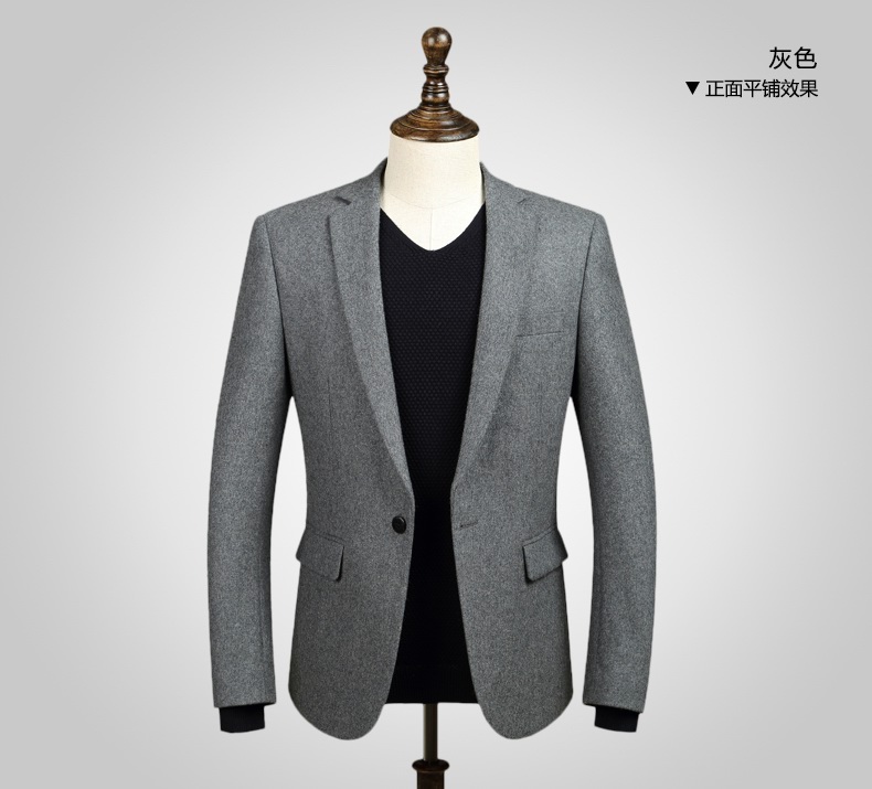 羊毛韩式西装 羊毛韩式西装