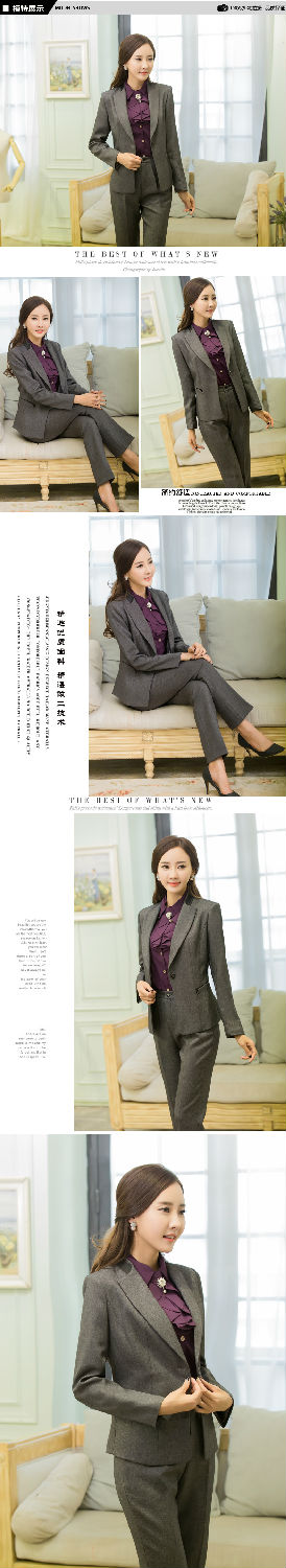 女性休闲一粒扣西装