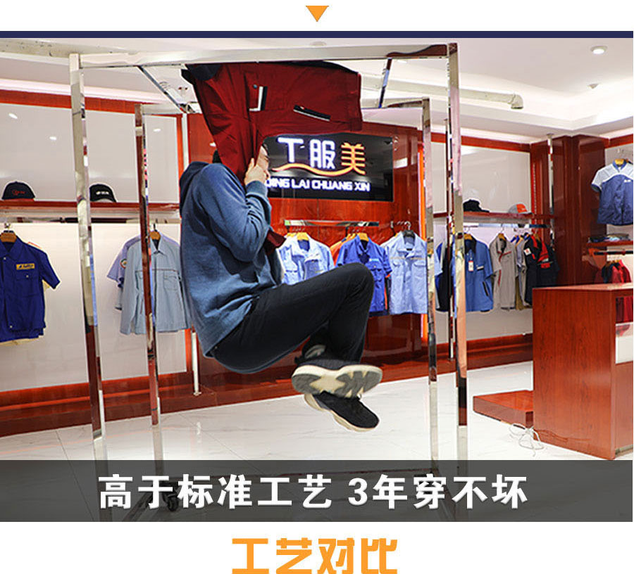 工服美细节工作服质量