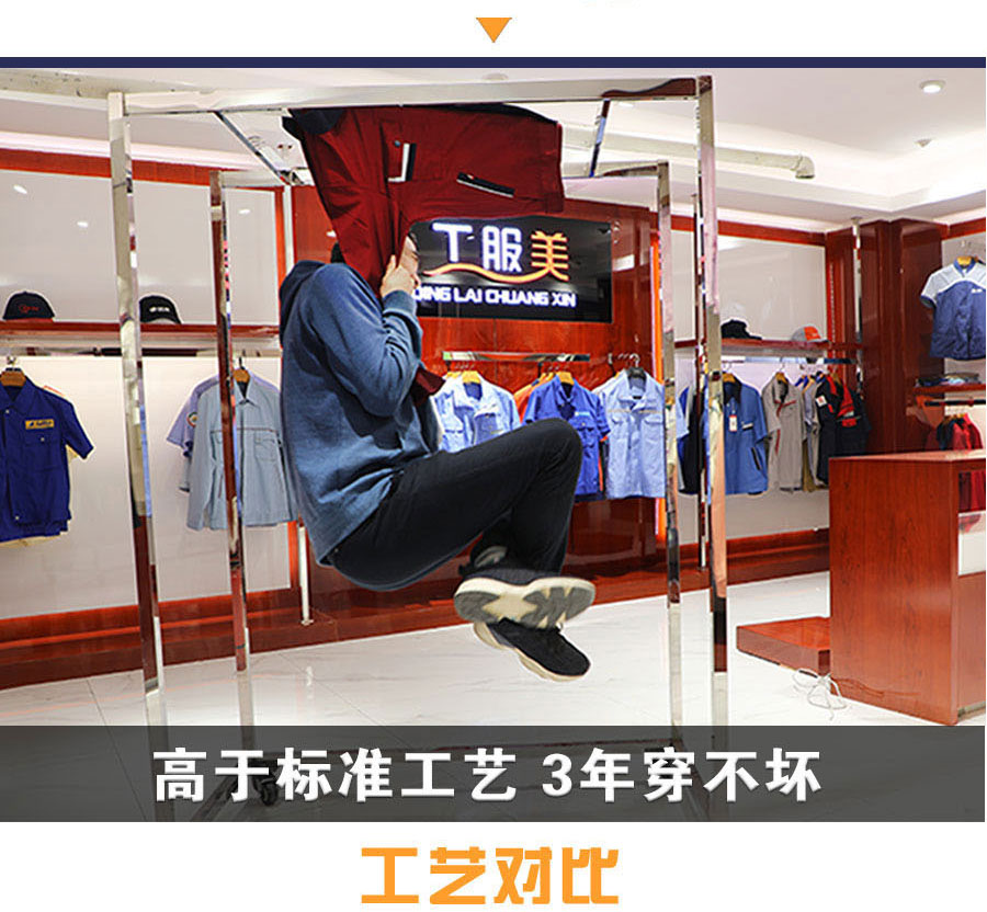 工服美的产品质量展示