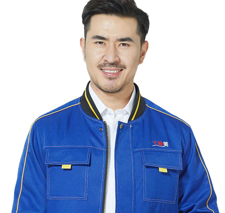 宝蓝新款夹克模特开衫展示