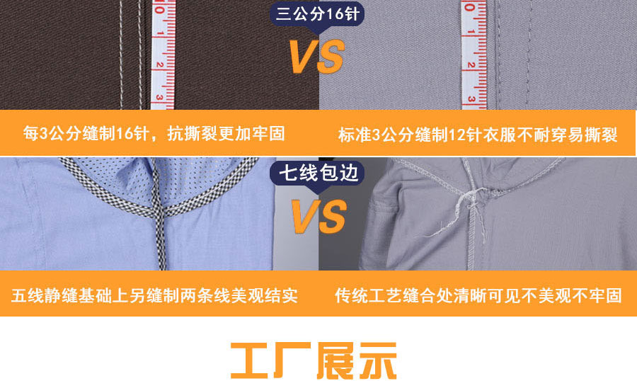 工服美工艺对比2