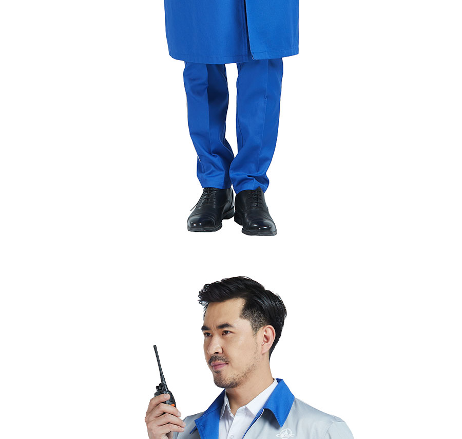 中国航天长款大褂模特展示4