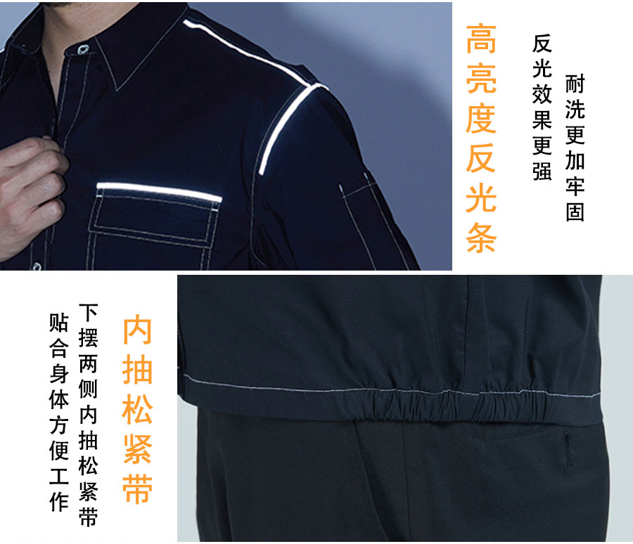 新款夏季翻领时尚工作服的细节2